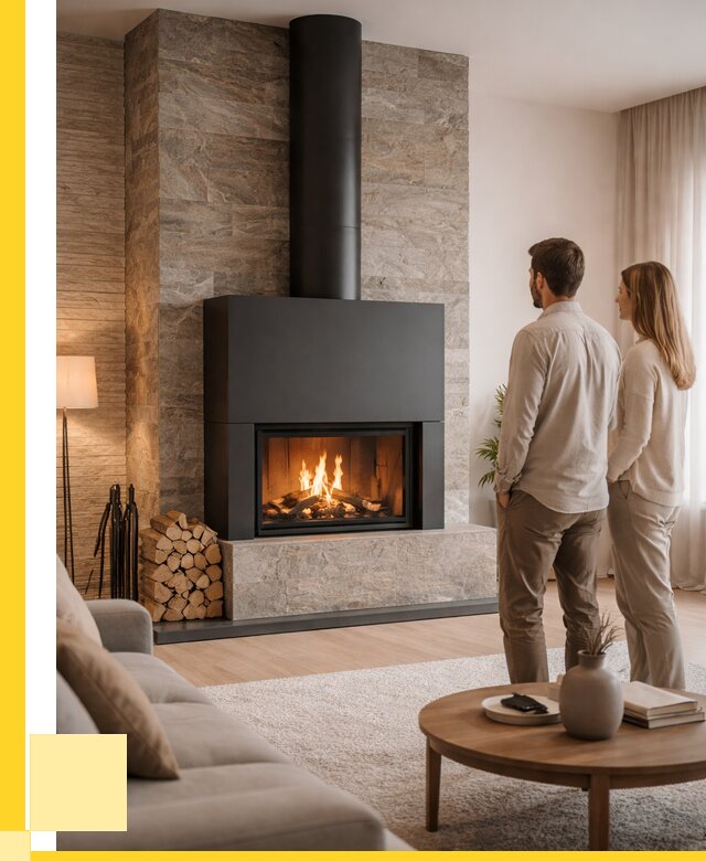 Закрытые камины под ключ в Гукове от 123192 р., ЭриданГкв