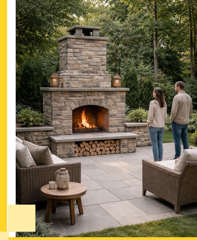 Уличные камины из кирпича в Гукове от 153990 р. | ЭриданГкв