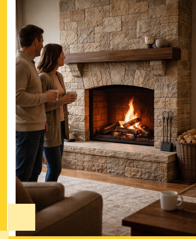 Каменные камины на заказ в Гукове от 184788 р. | ЭриданГкв