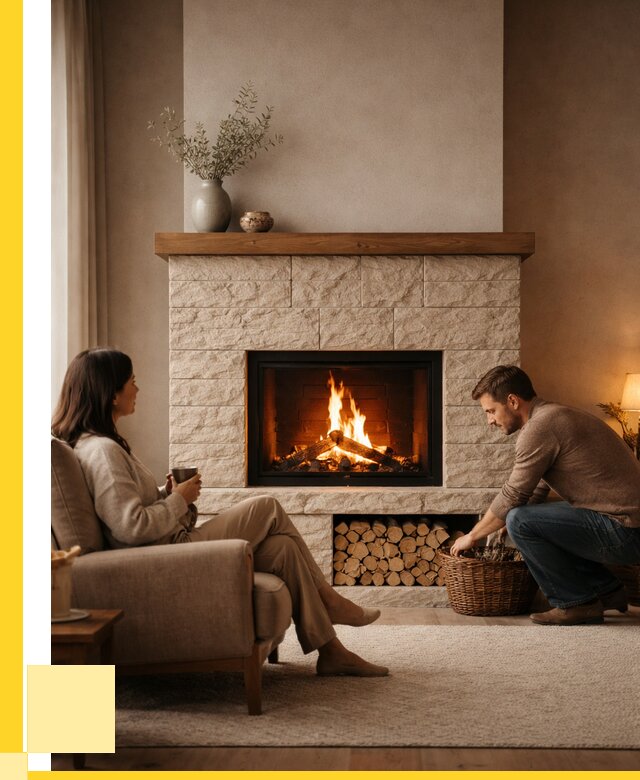 Камины для дома в Гукове под ключ от 153990 р. | ЭриданГкв