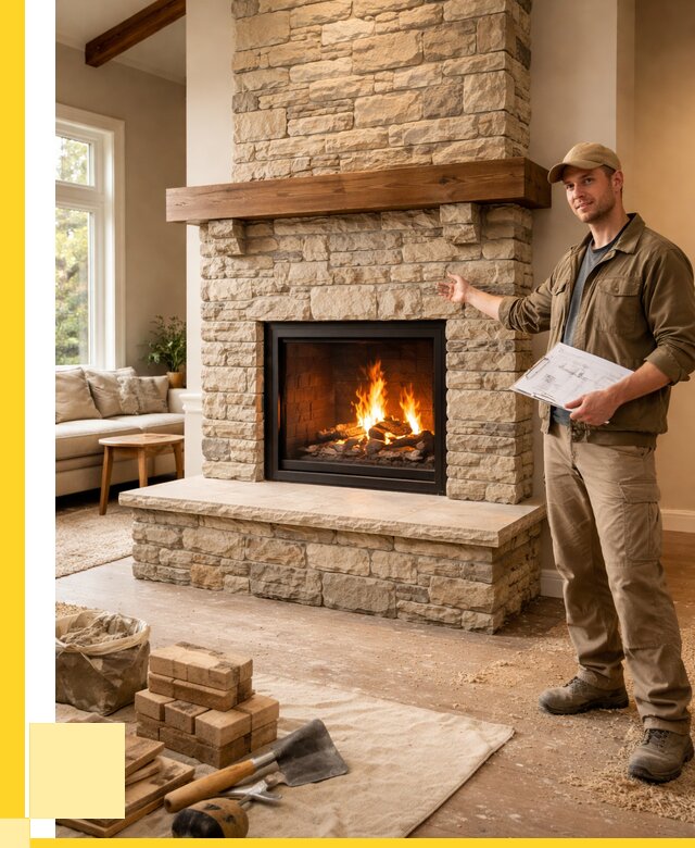 Камины под ключ в Гукове от 184788 р. | ЭриданГкв — установка