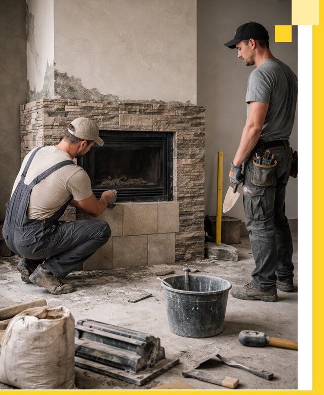 Камины под ключ в Гукове: проект, изготовление и монтаж