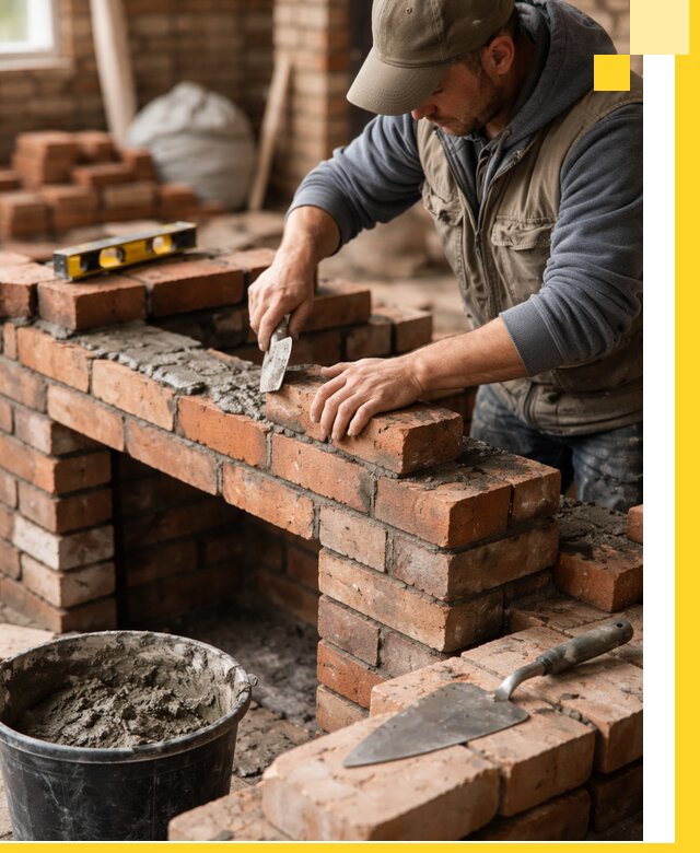 Кладка каминов под ключ в Гукове профессиональная отделка и монтаж