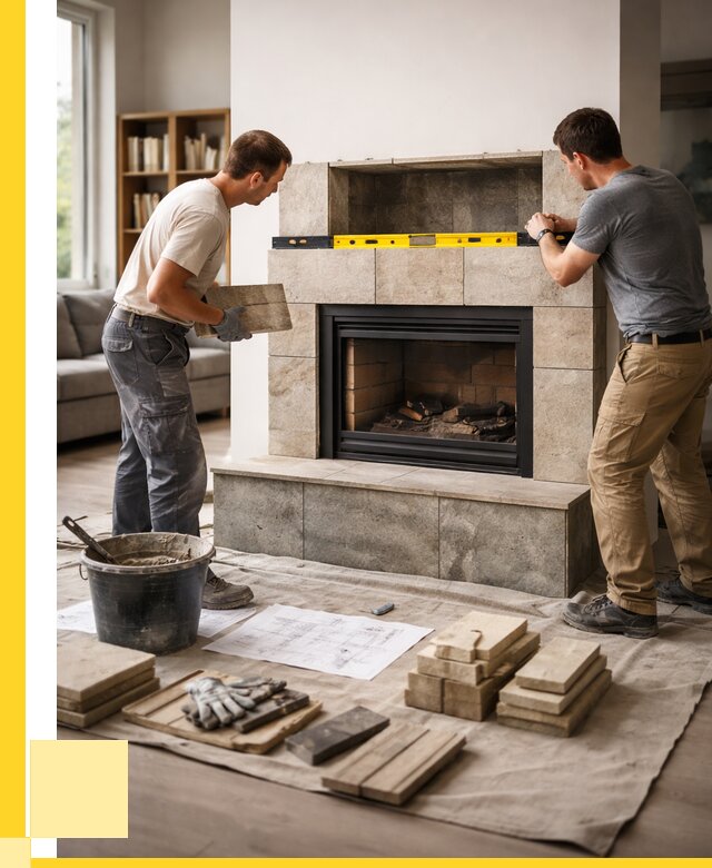 Монтаж каминов и установка в Гукове от 46197 р. | ЭриданГкв