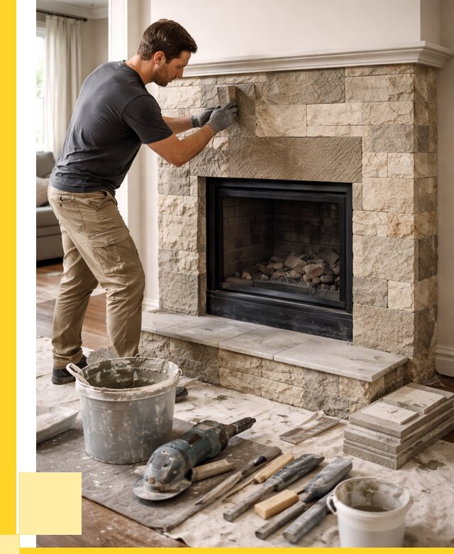 Ремонт каминов и печей в Гукове от 15399 р. | ЭриданГкв