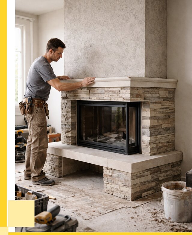 Изготовление каминов под ключ в Гукове от 153990 р. | ЭриданГкв