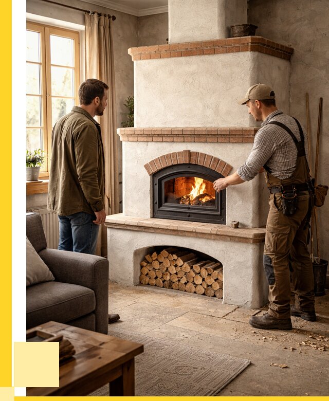 Печи камины в Гукове: кирпичные, изразцовые от 61596 р. | ЭриданГкв