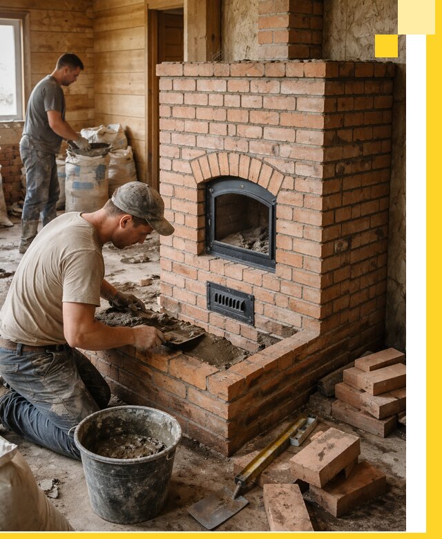 Профессиональное строительство печей в Гукове под ключ