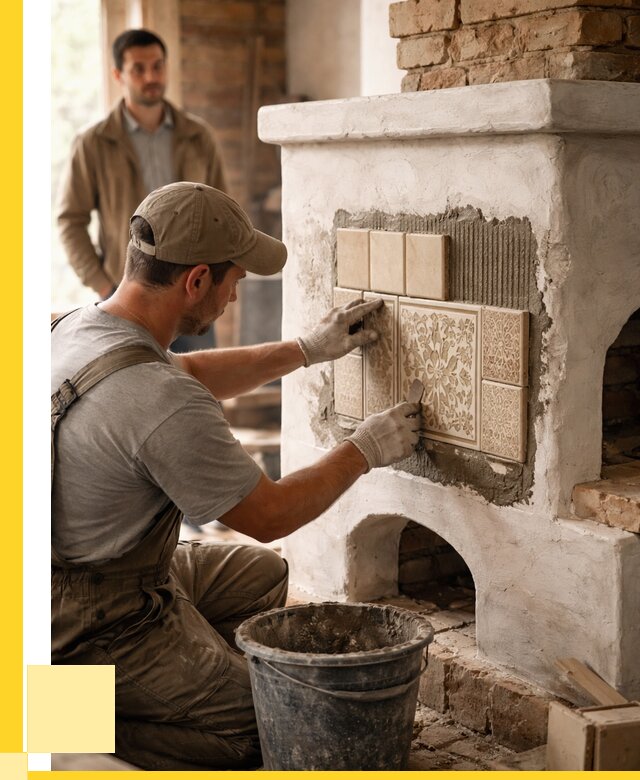 Отделка печей и банных печей в Гукове от 35931 р. | ЭриданГкв