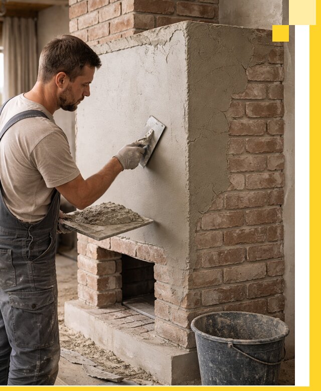 Отделка печей и облицовка каминов в Гукове под ключ