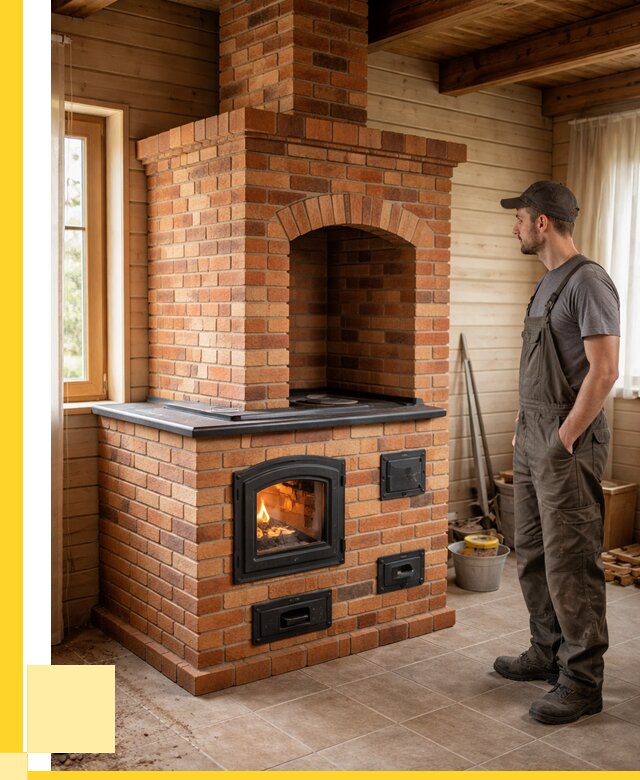 Кирпичные печи в Гукове: купить от 153990 р. | ЭриданГкв