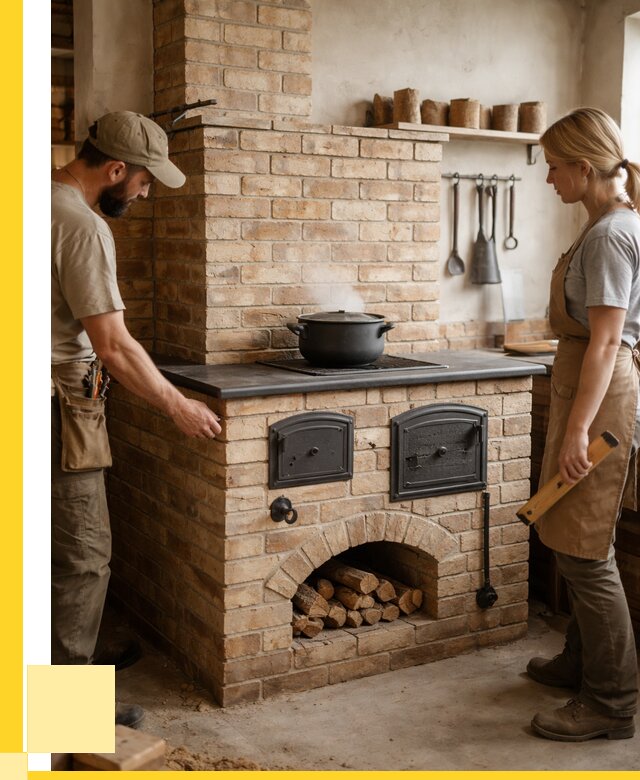 Варочно отопительные печи в Гукове от 92394 р. | ЭриданГкв