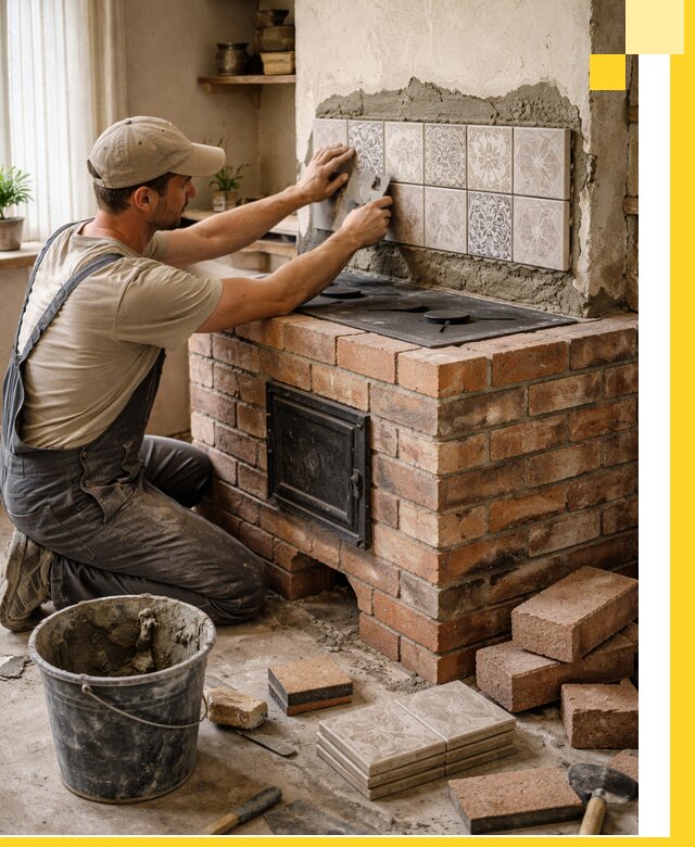 Печи с плитой на заказ монтаж гарантия и сервис в Гукове