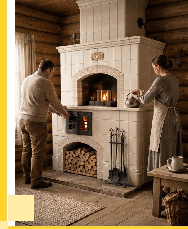 Русские печи в Гукове: установка от 153990 р. ЭриданГкв