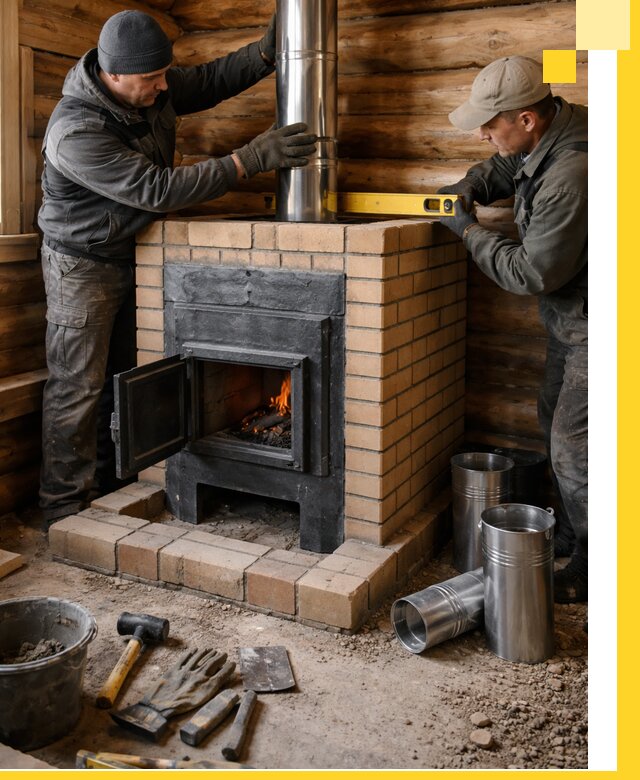 Проектирование, изготовление и установка банных печей в Гукове