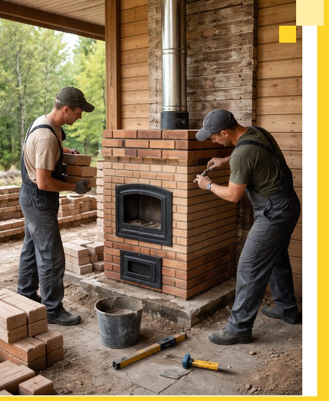 Производство и установка дачных печей под ключ в Гукове