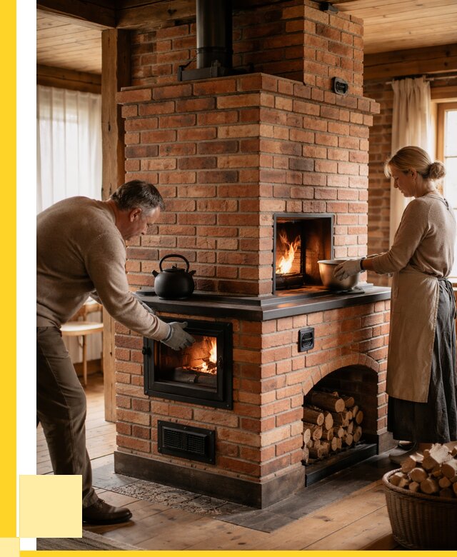 Печи для загородного дома под ключ в Гукове от 82128 р. | ЭриданГкв