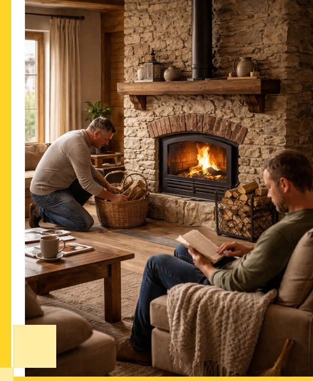 Печи в частном доме в Гукове от 76995 р. | ЭриданГкв дров