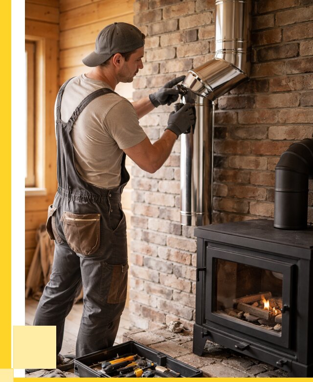 Монтаж дымоходов для печей в Гукове от 7700 р. | ЭриданГкв