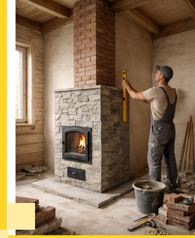 Печи и дымоходы под ключ в Гукове от 46197 р., ЭриданГкв