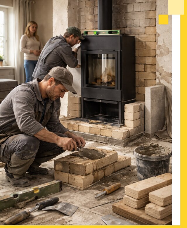 Печи и камины под ключ: проект, установка в Гукове