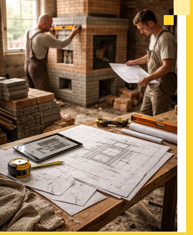 Проекты печей и каминов с индивидуальным дизайном в Гукове