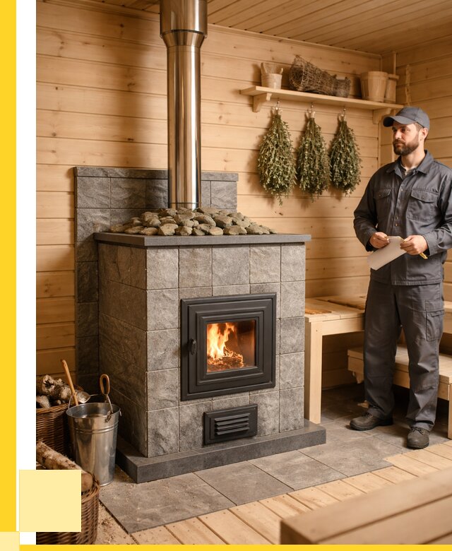 Печи для бани под ключ в Гукове от 123192 р. | ЭриданГкв