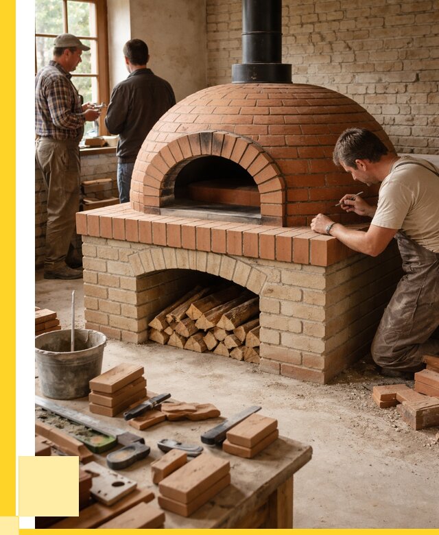 Помпейская печь дровяная для пиццы в Гукове | ЭриданГкв от 205320 р.