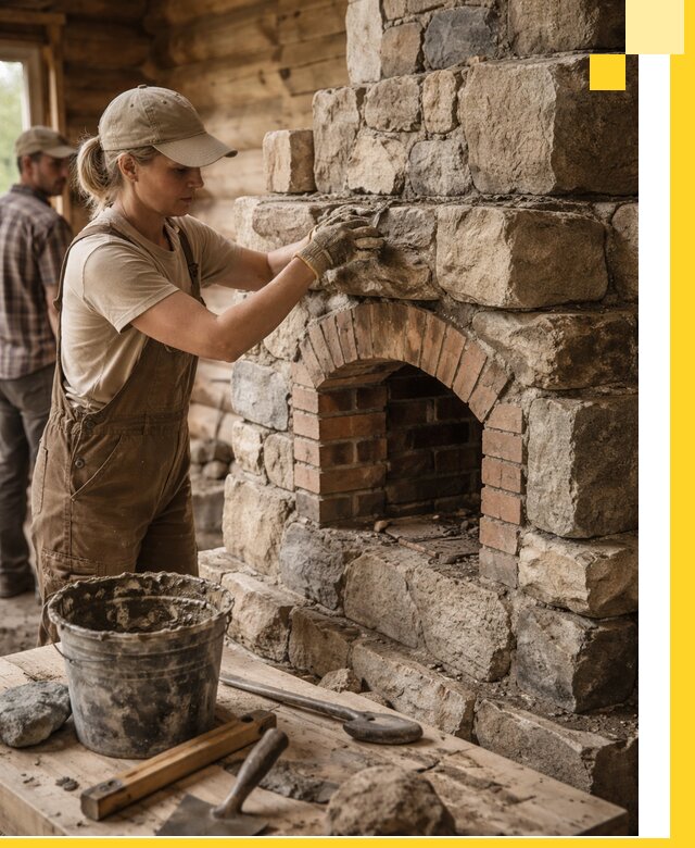 Каменные печи на заказ и монтаж в Гукове, долговечные решения