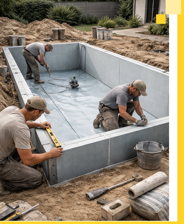 Профессиональный монтаж бассейнов под ключ в Гукове с гарантией