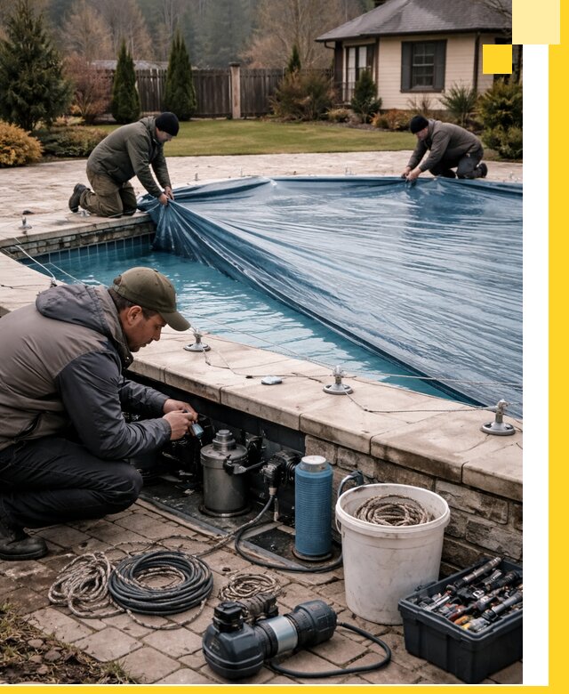 Консервация бассейнов в Гукове: подготовка к длительному хранению