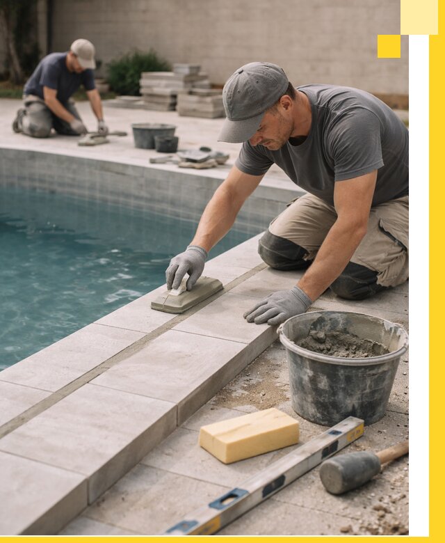 Отделка бассейнов в Гукове: декоративная отделка и гидроизоляция