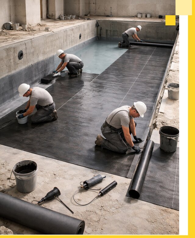 Профессиональная гидроизоляция бассейнов и чаш в Гукове под ключ