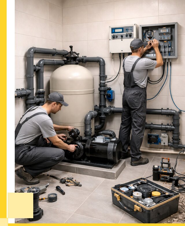 Монтаж оборудования для бассейнов в Гукове от 41064 р. | ЭриданГкв