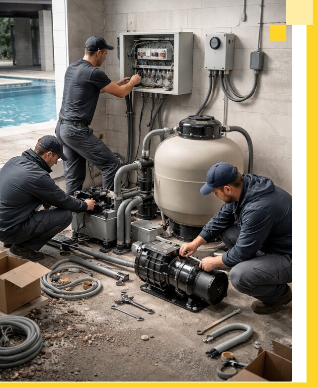 Профессиональный монтаж оборудования для бассейнов в Гукове