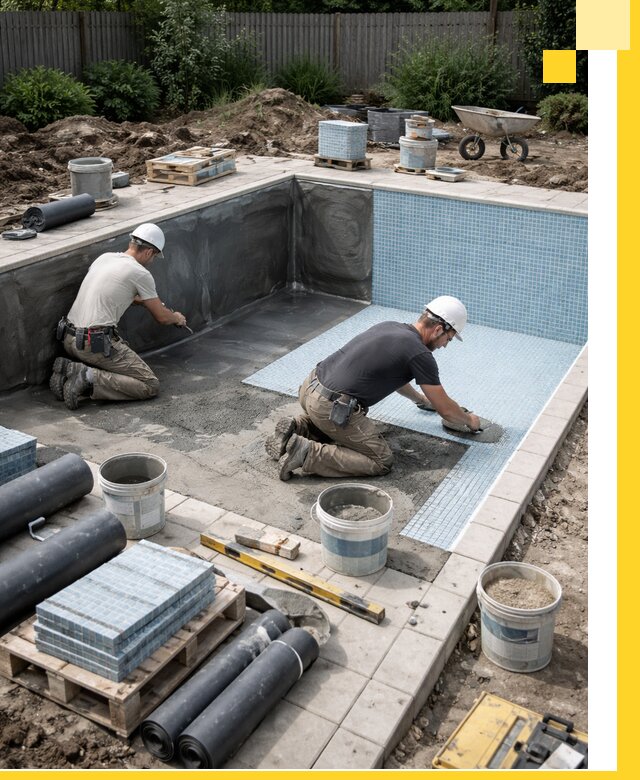 Проектирование и строительство стационарных бассейнов в Гукове