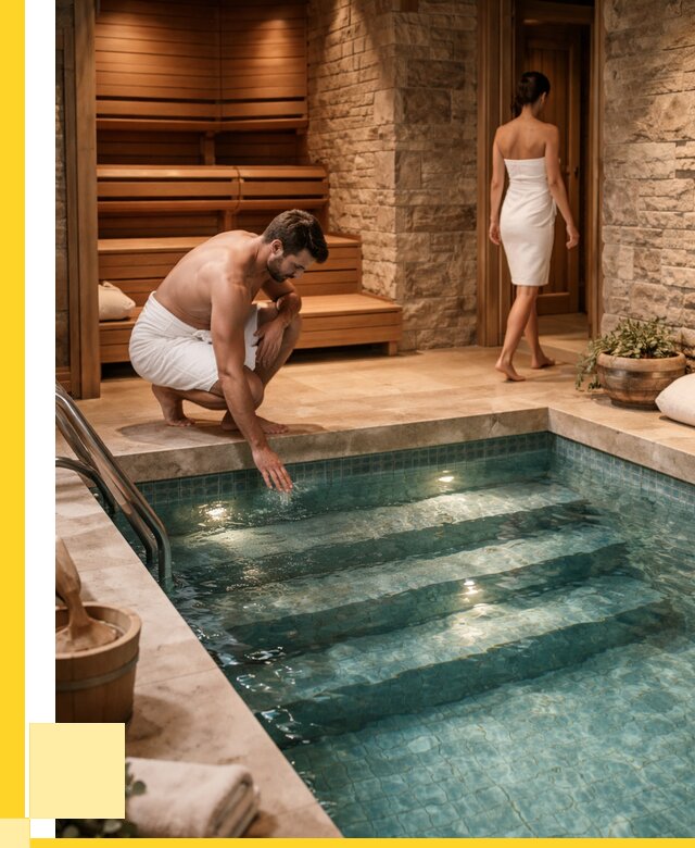 Сауна с бассейном под ключ в Гукове от 123192 р., ЭриданГкв