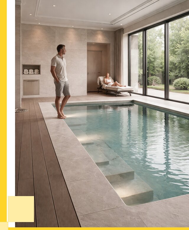 Бассейны в коттедже под ключ в Гукове от 1231920 р. | ЭриданГкв