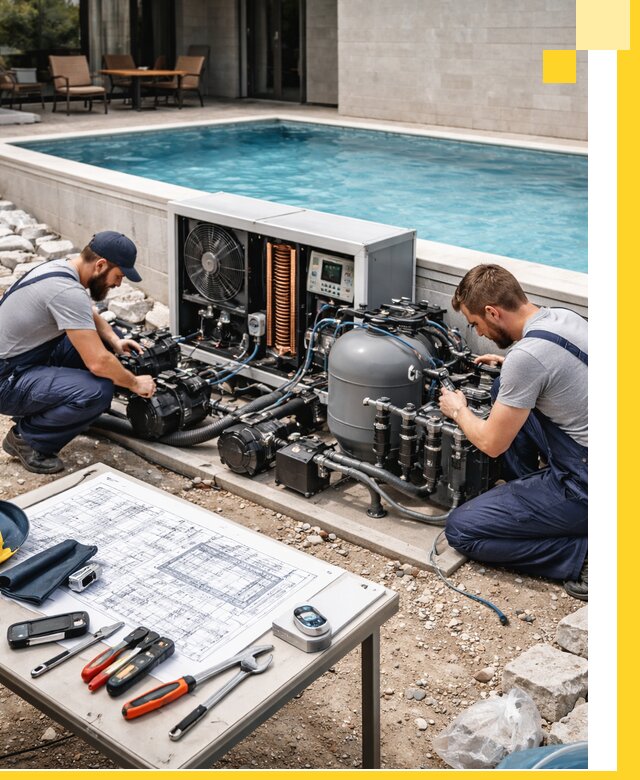 Проектирование и монтаж бассейнов с подогревом в Гукове