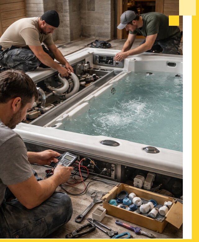 Гидромассажные бассейны под ключ в Гукове, дизайн и монтаж