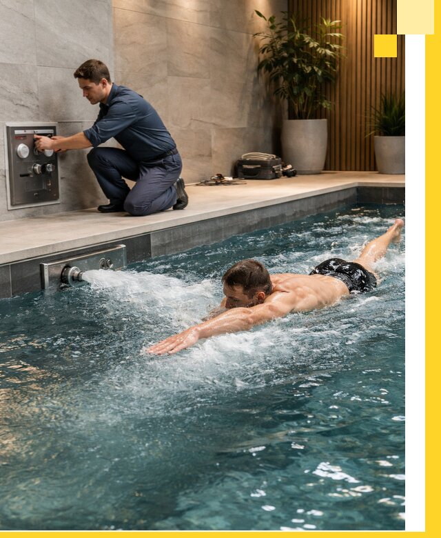 Проектирование и монтаж бассейнов с противотоком в Гукове