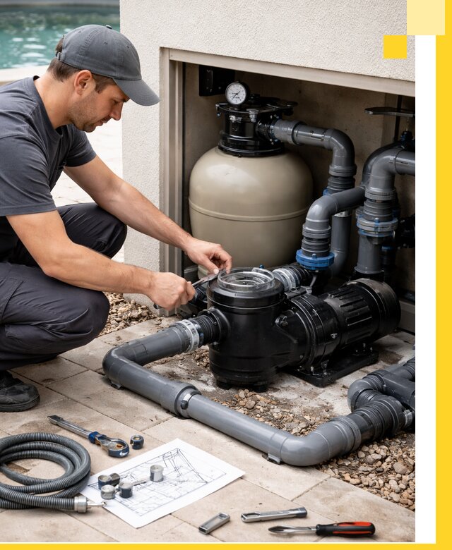 Поставка, монтаж и сервис насосов для бассейнов в Гукове