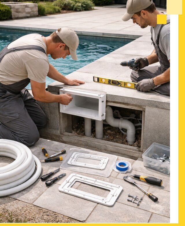 Поставка и установка скиммеров для бассейнов в Гукове