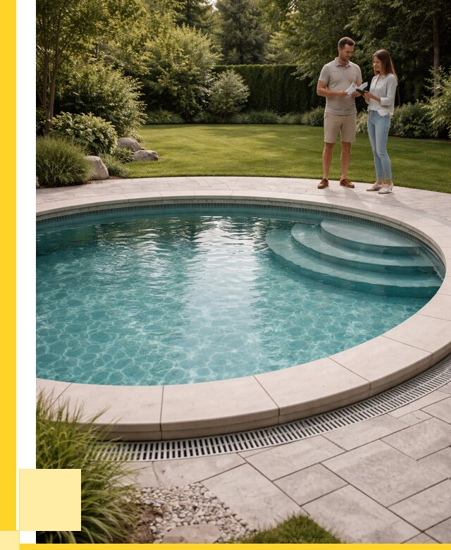 Круглые каркасные бассейны купить в Гукове от 256650 р. | ЭриданГкв