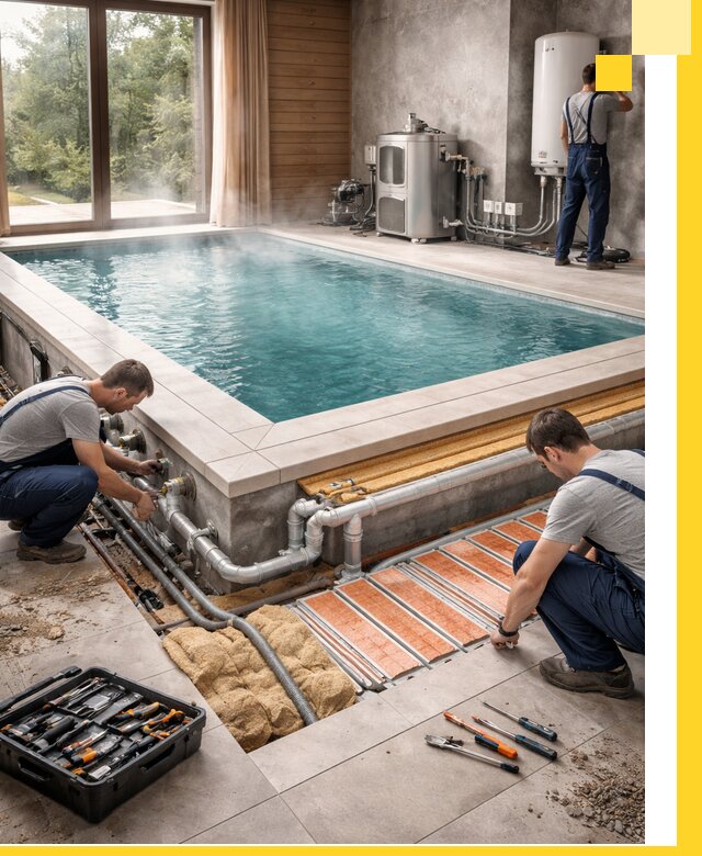 Проектирование и строительство тёплых бассейнов в Гукове