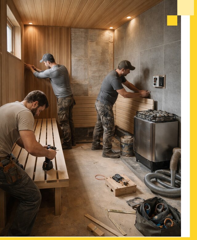 Сауны под ключ в Гукове, проектирование, строительство, отделка