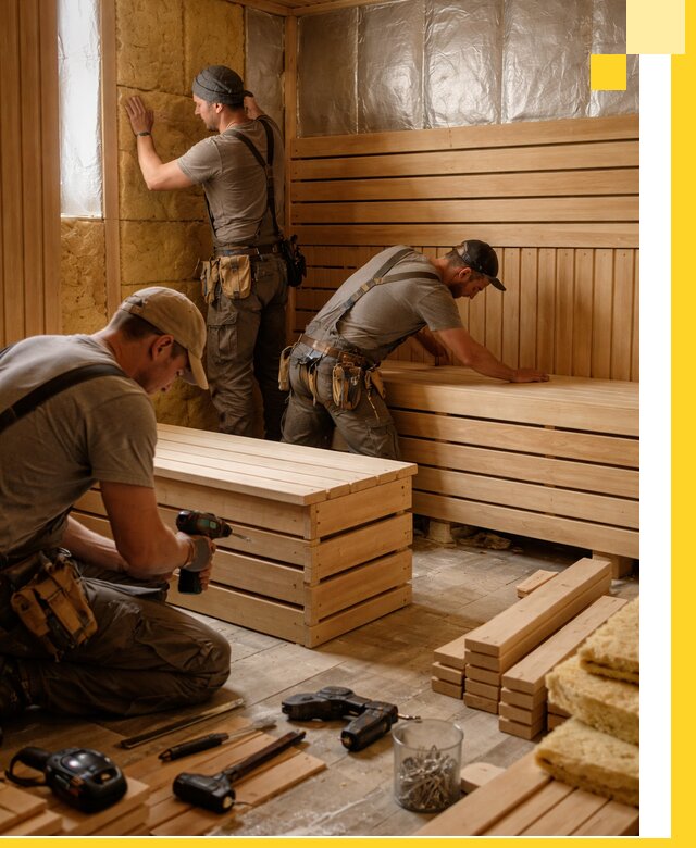 Профессиональное строительство саун под ключ в Гукове