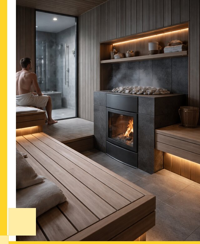 Проект сауны в частном доме в Гукове от 35931 р. | ЭриданГкв