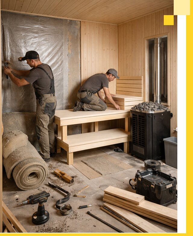 Проекты саун под ключ в Гукове дизайн и строительство