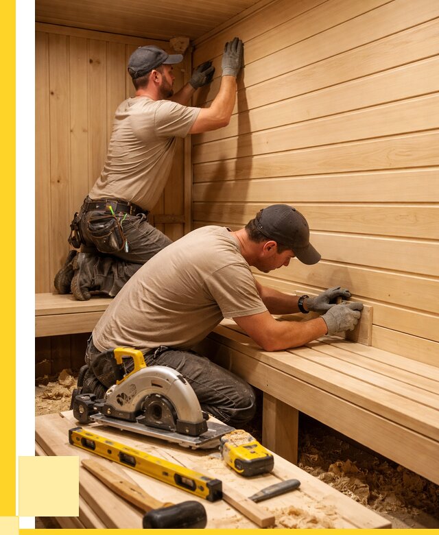 Обшивка саун вагонкой в Гукове от 2567 р. | ЭриданГкв